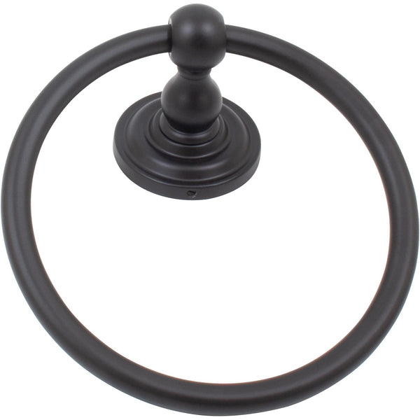 Toallero de aro Charlotte, negro mate, de Stone Harbor Hardware