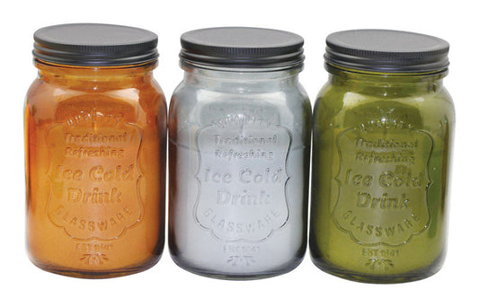 Patio Essentials Mason Jar Candle Solid For Flying Insects 19.4 oz. (Pack of 6)