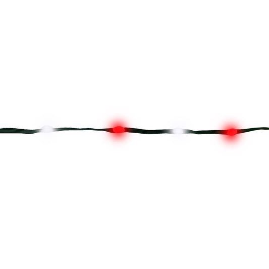 Celebrations LED Red/White 200 ct String Ribbon Light 33 ft.