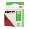 Arrow Fastener JT21 7/16 in. W x 3/8 in. L 23 Ga. Wide Crown Light Duty Staples 1000 pk (Pack of 5)