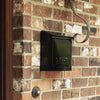 Architectural Mailboxes Townhouse Classic Galvanized Steel Wall Mount Black Mailbox