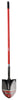 Bond 58 in. Carbon Steel Square Shovel Fiberglass Handle