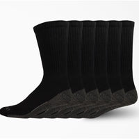 Dickies Dri-Tech Men's 6-12 Crew Socks Black (Pack of 2)