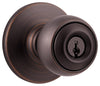 Kwikset Polo Venetian Bronze Entry Lockset 1-3/4 in.
