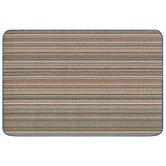 Multy Home Warwick 18 in. L X 30 in. W Assorted Candy Stripe Polypropylene Floor Mat