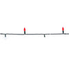 Celebrations Platinum LED C6 Red/White 50 ct String Christmas Lights 25 ft.