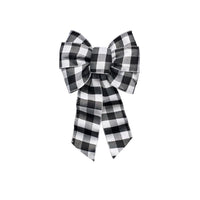 Holiday Trims Assorted Plaid Wired Christmas Bow 14 in. (Pack of 12)