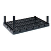 Gracious Living Knect-A-Shelf Black Plastic 1000 lbs. Capacity Shelving Unit 72 H x 36 W x 24 D in.