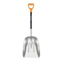Fiskars 46 in. Aluminum Scoop Shovel Fiberglass Handle
