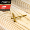 Hillman Power Pro No. 8  x 3 in. L Star Trim Screws 1 lb. 1 pk