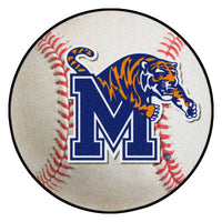University of Memphis Baseball Rug - 27in. Diameter