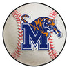 University of Memphis Baseball Rug - 27in. Diameter