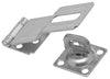 National Hardware Zinc-Plated Aluminum/Steel 4-1/2 in. L Swivel Staple Safety Hasp 1 pk