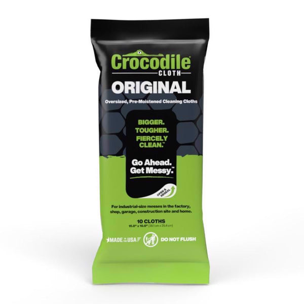 Crocodile Cloth Original Cleaning Cloth 15 in. W X 10 in. L 10 wipes 1 pk (Pack of 18)