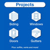GE Window & Door Clear Silicone 1 Window and Door Caulk Sealant 10.1 oz (Pack of 12)
