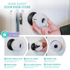 Regalo Clear Plastic Door Knob Covers 3 pk