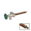 Prier 1/2 in. Crimp PEX in. Anti-Siphon Brass Freezeless Wall Hydrant