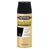 Minwax PolyShades Classic Black Satin Fast Drying Polyurethane Spray 10.75 oz. for Interior Wood