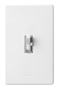 Lutron Toggler White 600 W Toggle Dimmer Switch 1 pk