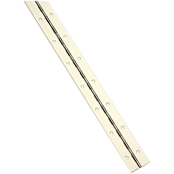 Bisagra continua V570 de 72" x 1-1/2" - Latón pulido