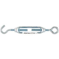 Hampton Zinc-Plated Aluminum/Steel Turnbuckle 160 lb. (Pack of 10)