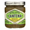 Desert Pepper Trading - Salsa - Cantina - Med - Green - Case of 6 - 16 oz