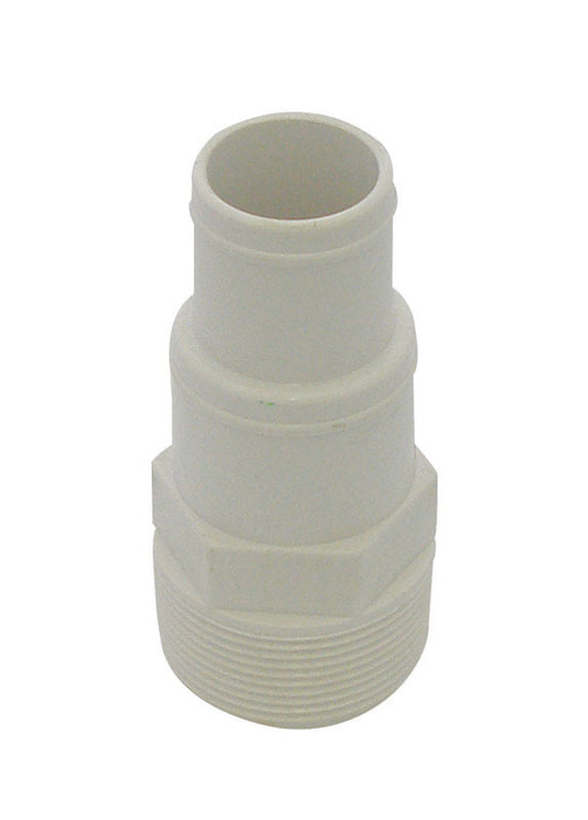 JED Pool Tools Threaded Hose Adapter 1.25 in. H X 1.25 in. W