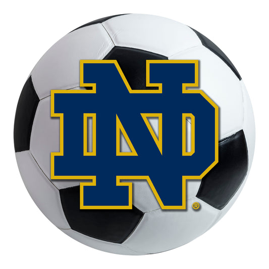 Notre Dame Soccer Ball Rug - 27in. Diameter