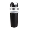 Umbra 16.4 gal. Black/Silver Venti Wastebasket (Pack of 3) - Open Box