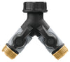 Y-HOSE CONNCTR W/SHUTOFF - Open Box