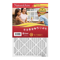 NaturalAire 20 in. W x 30 in. H x 1 in. D Synthetic 10 MERV Pleated Microparticle Air Filter (Pack of 6)