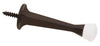 National Hardware Zinc Oil Rubbed Bronze Brown Rigid Door Stop Mounts to door 6 in.