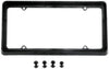 Custom Accessories Black ABS License Plate Frame