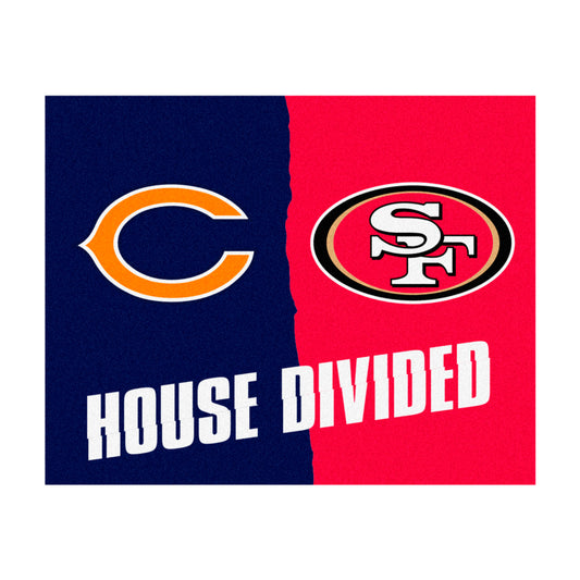 House Divided - Bears / 49ers House Divided Rug