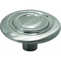 Hickory Hardware P121-SN 1-1/4" Round Satin Nickel Cavalier Cabinet Knob
