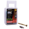 Hillman POWERPRO ONE No. 8 X 2-1/2 in. L Star Flat Head Multi-Material Screw 1 lb 91 pk
