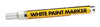 Forney White Valve Tip Paint Marker 1 pk