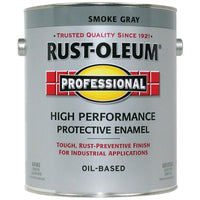 Rust-Oleum Professional High Performance Gloss Smoke Gray Protective Enamel Indoor and Outdoor (Pack of 2)