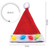 Magic Seasons LED Santa Hat Plush 1 pc (Pack of 12)