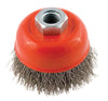 Forney 2.75 in. D X 5/8 in. Crimped Steel Cup Brush 14000 rpm 1 pc