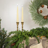 Creative Co-Op Cream Unscented Tree Candle (Pack of 12)