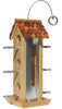 Perky-Pet Tin Jay Wild Bird 2 lb Wood Twig Bird Feeder 6 ports (Pack of 2)