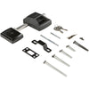 National Hardware SmartKey 3.35 in. L Black Gate Lock