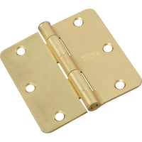 National Hardware 3-1/2 in. L Satin Brass Door Hinge 1 pk - Deal of The Week