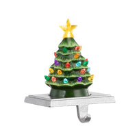 Mr. Christmas LED Green Vintage Tree Stocking Holder 6 in. (Pack of 6)