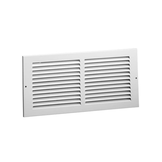 American Metal Products 14 in. H X 24 in. W White Metal Return Air Grille