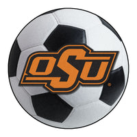 Oklahoma State University Soccer Ball Rug - 27in. Diameter