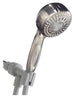 Waterpik PowerSpray Plus Brushed Nickel 5 settings Showerhead 1.8 gpm
