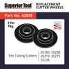 Superior Tool Replacement Cutter Wheel Black 2 pc - Deal of The Week