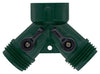Orbit 3/4 in. Plastic Threaded Female/Male Y-Hose Connector with Shut Offs